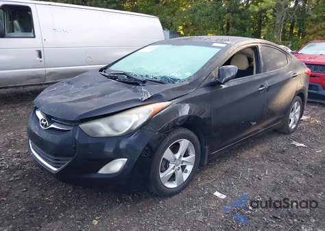 2013 Hyundai Elantra Gls из США, поврежденный, VIN 5NPDH4AE4DH310916